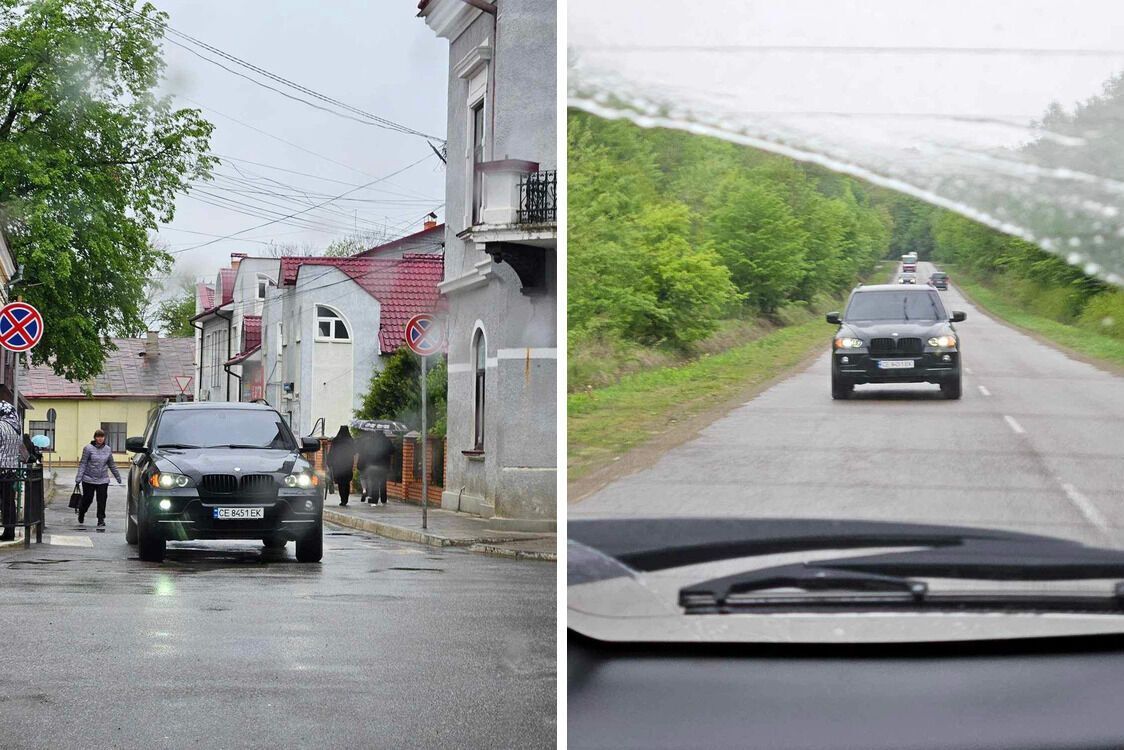 За журналістами слідувала невідома автівка