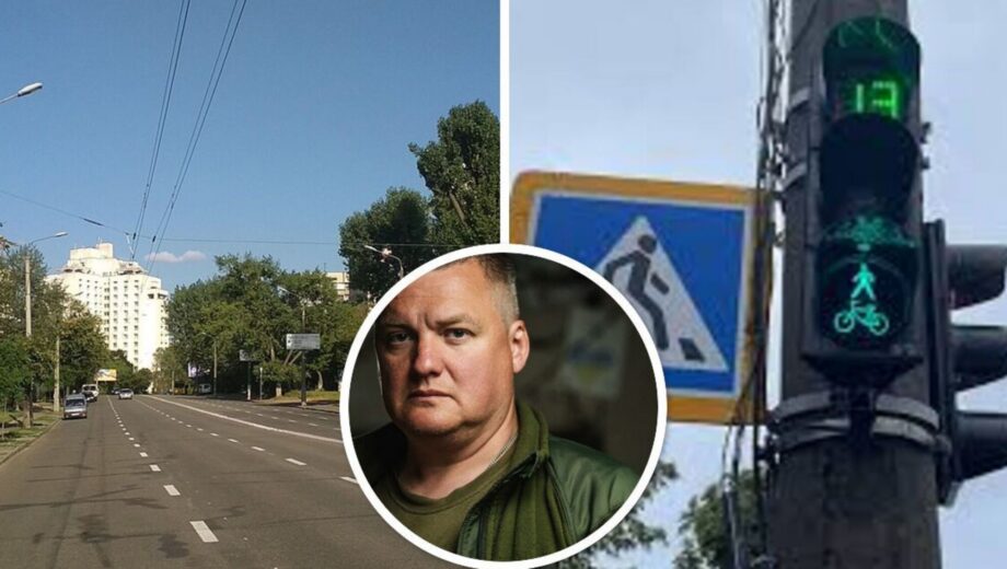 ”Ганьба!”: активіст обурився ”золотим” світлофором у столиці