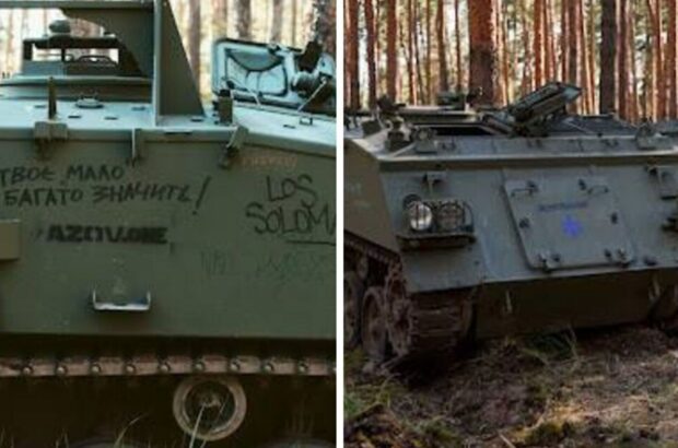 ”Тиловики” зібрали 77 мільйонів на 17 БТРів для ”Азову”: бронетехніка вже в Україні