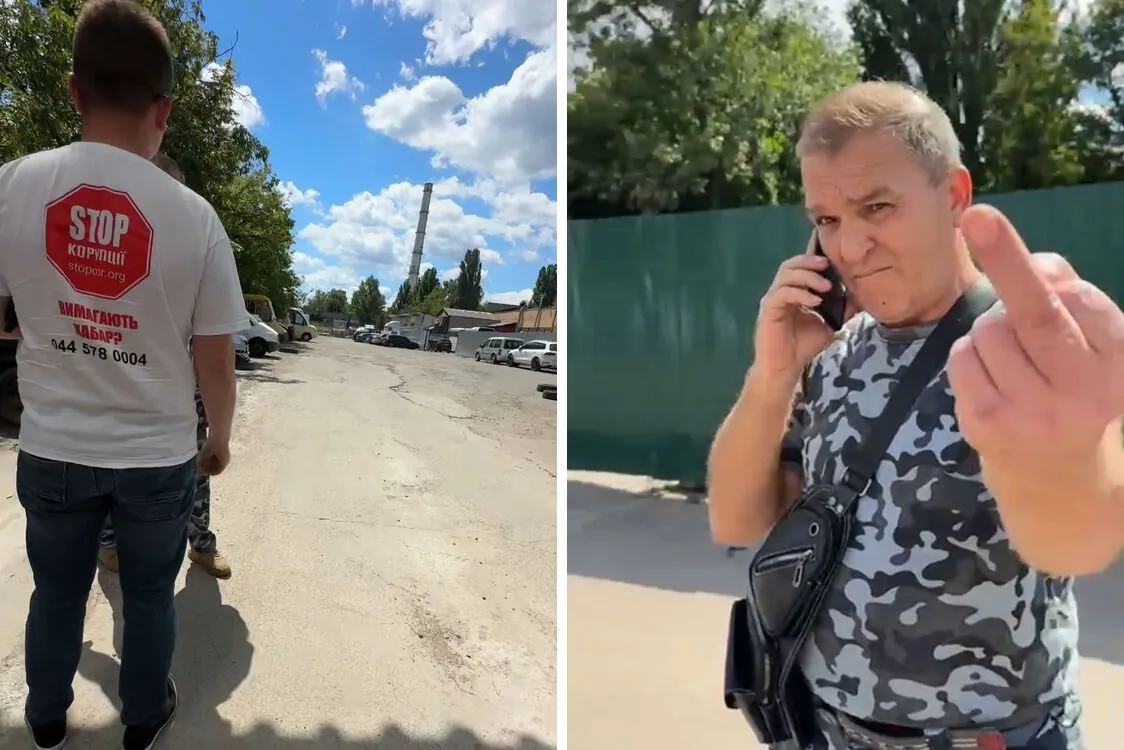 Начальник охраны ГАТП НАН Роговой встретил журналистов неприветливо