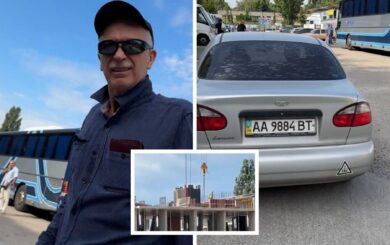 Утік на службовому авто: директор ДАТП Ніколенко відмовився коментувати несанкціоновану забудову наукових земель