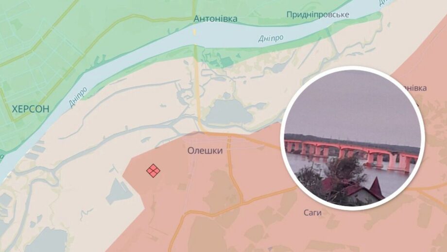 Затоплены несколько пролетов: опубликованы свежие фото Антоновского моста