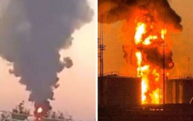 В Ростовской области дроны атаковали нефтебазу »Кавказ»: продолжается ликвидация пожара