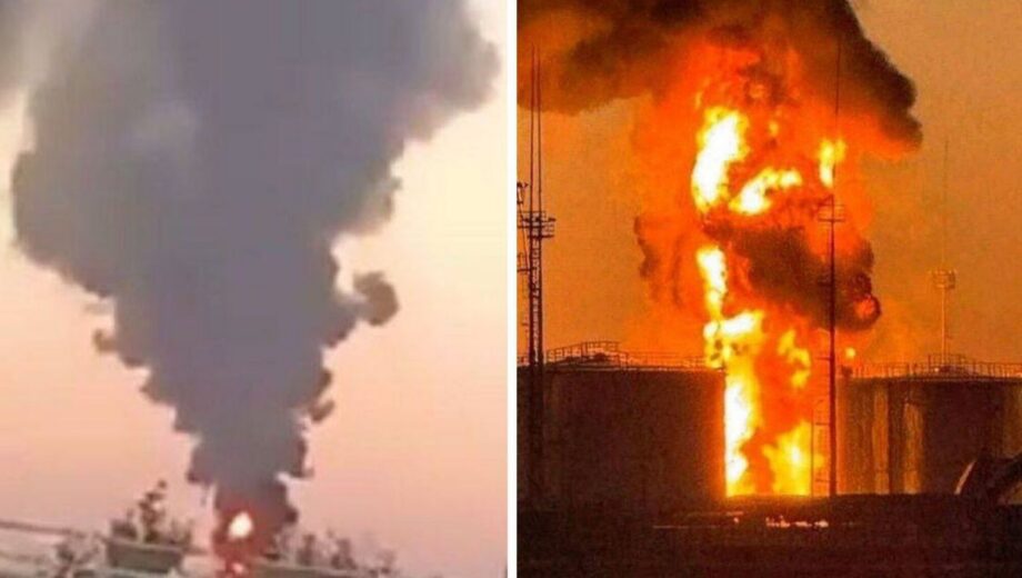 В Ростовской области дроны атаковали нефтебазу »Кавказ»: продолжается ликвидация пожара