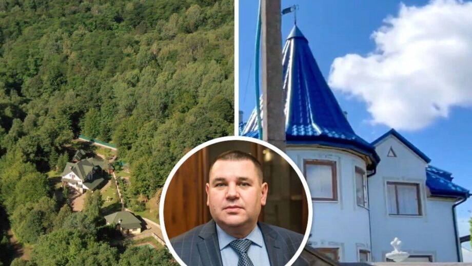 С теннисным кортом, домом прислуги и СПА: журналисты показали роскошное имение прикарпатского чиновника Саева