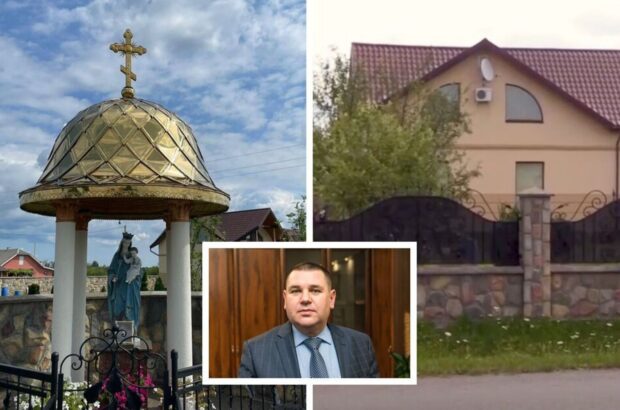 З видом на каплицю: головний ДМСник Прикарпаття Саїв збудував маєток для свого водія?