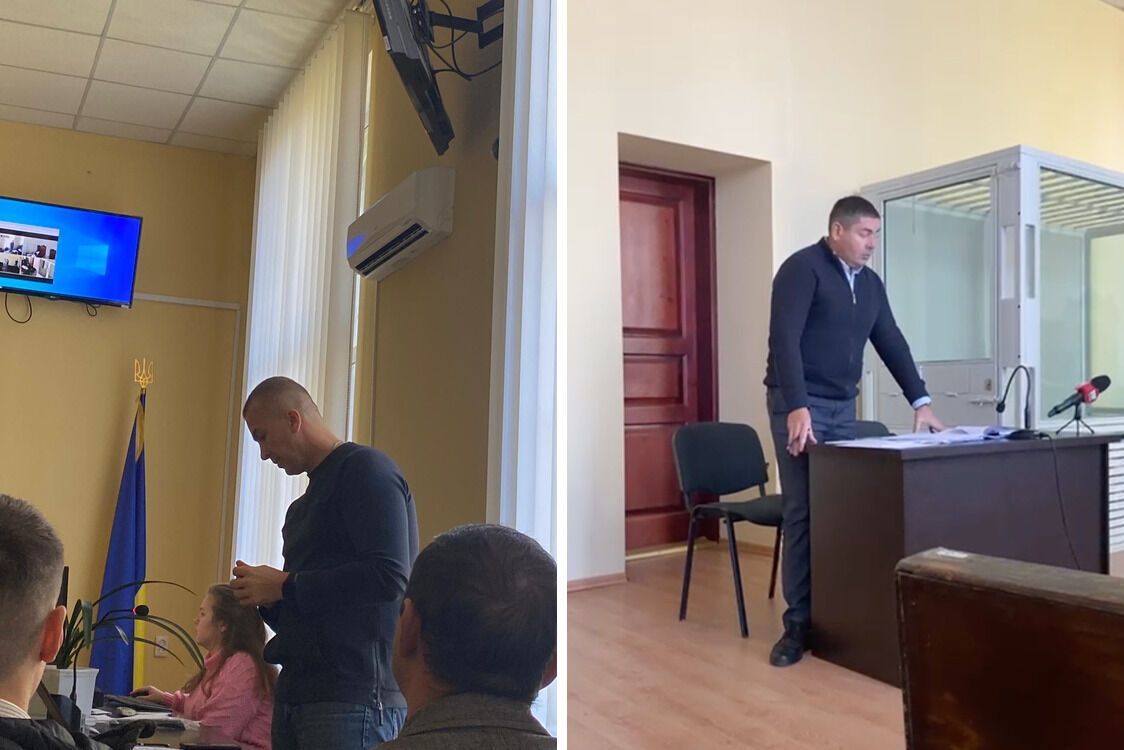 Прокурор (слева) подал ходатайство о перенесении рассмотрения в другой суд, адвокат (справа) выступил против