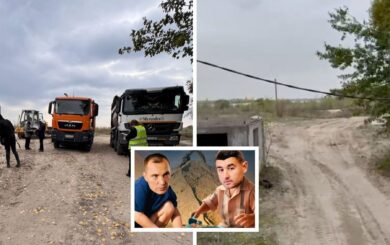 Опечатанная техника »Мостостроя» Продивуса »исчезла» с площадки в Голосеево (видео)