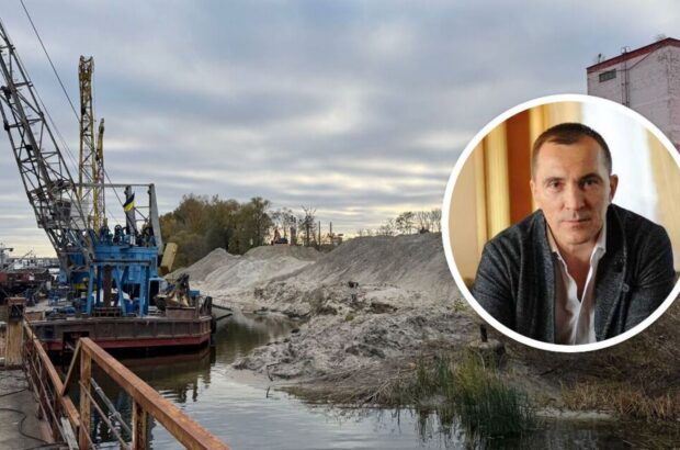 ”Мостобуд” Продивуса переніс незаконну перевалку піску під Дарницький міст? Журналісти звернулись до поліції