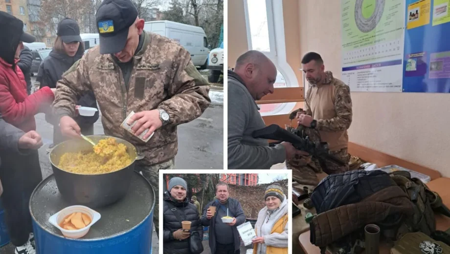 Бограч і майстер-класи: львівські волонтери влаштували презентацію і зустріч з військовими