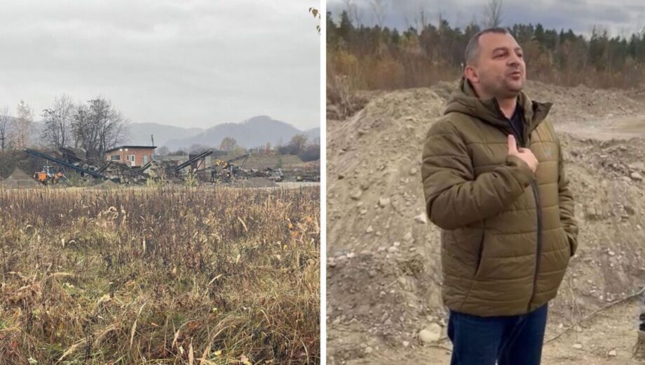 На Прикарпатье нелегалы из окружения Павлюка воруют песчаную смесь из Черемоша – активист (фото, видео)