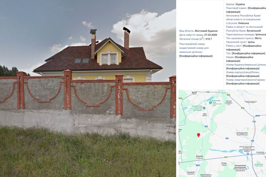 Імовірне фото будинку Рафальських в Ірпені