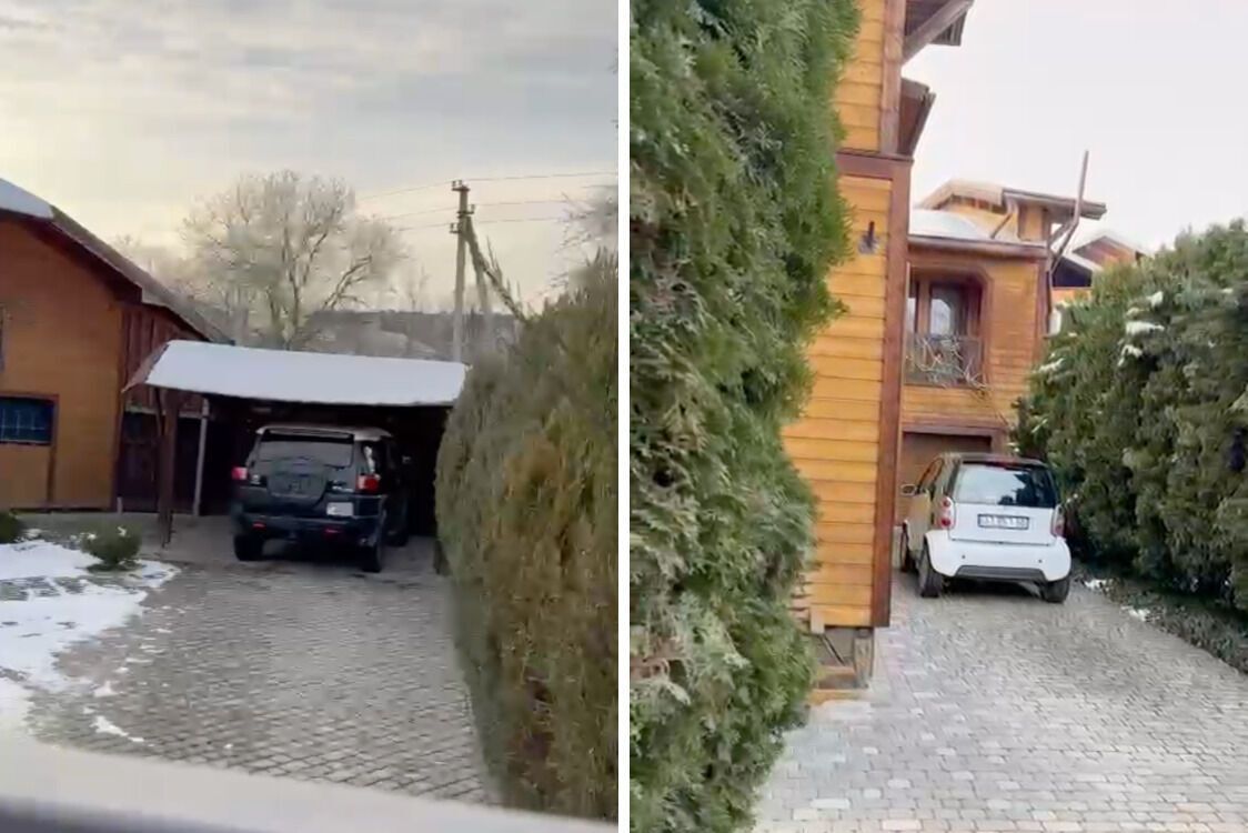 На территории зафиксировали два автомобиля