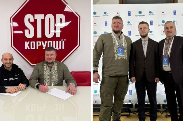 Керманич Святогірська Володимир Рибалкін взяв участь в урочистостях у Києві та завітав до ”Стоп корупції”