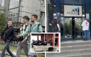 Викрито шахрайський кол-центр у БЦ Amaris: 50 ”офісників” тікали від розслідувачів (фото, відео)