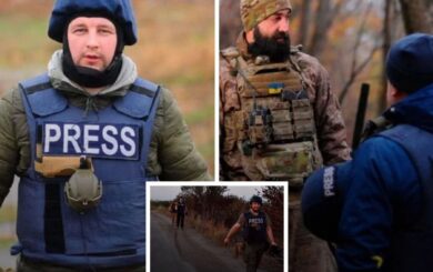 Обстрел журналистов в Харьковской области: оператор 1+1 ранен в результате атаки дронов