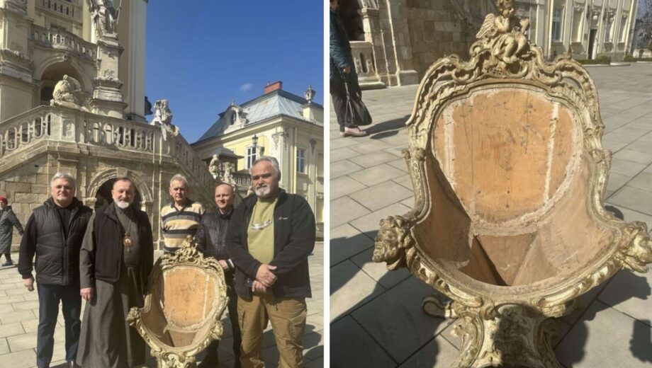 Историческое событие во Львове: кресло Митрополита Андрея вернули из россии