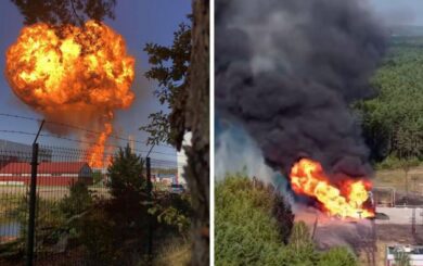 У Литві вибухнули цистерни зі скрапленим газом