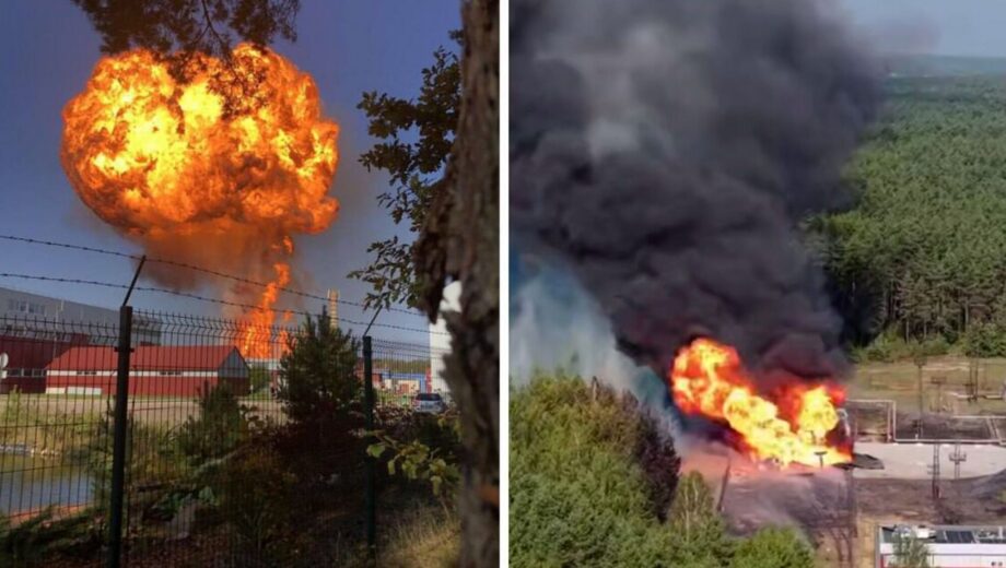 У Литві вибухнули цистерни зі скрапленим газом