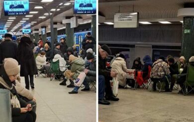Массированный удар по Украине: киевляне прячутся в метро, ​​а ТЦК работает прямо во время тревоги