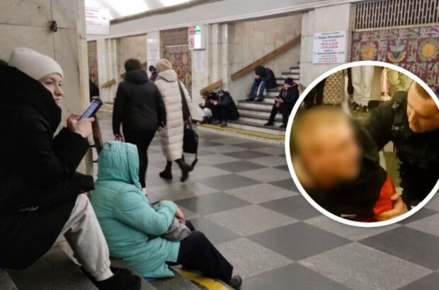Пістолет у метро: чоловік погрожував поліцейському на ”Хрещатику”