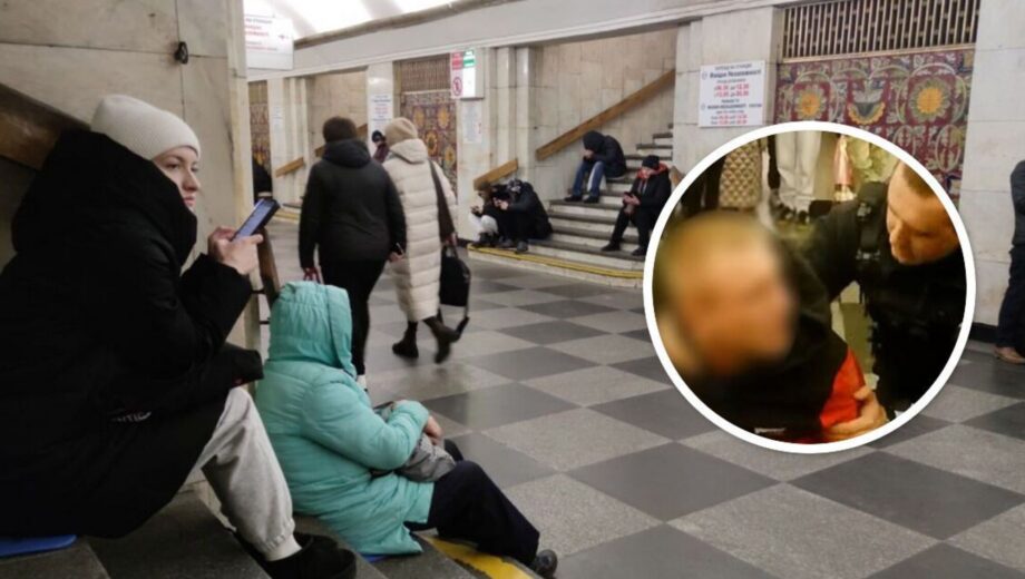 Пістолет у метро: чоловік погрожував поліцейському на ”Хрещатику”