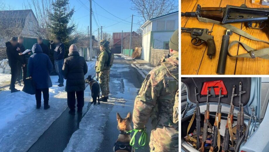 СБУ и Нацполиция задержали восьмерых дельцов, торговавших »трофейным» оружием