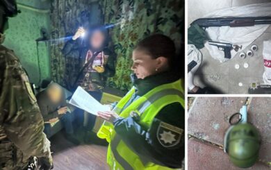 У Київській області затримали чоловіка, який погрожував гранатою харківській підприємниці