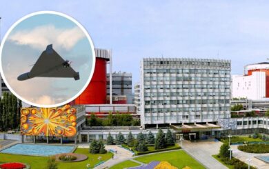 Российские »Шахеды» снова нарушили беспилотную зону вокруг АЭС