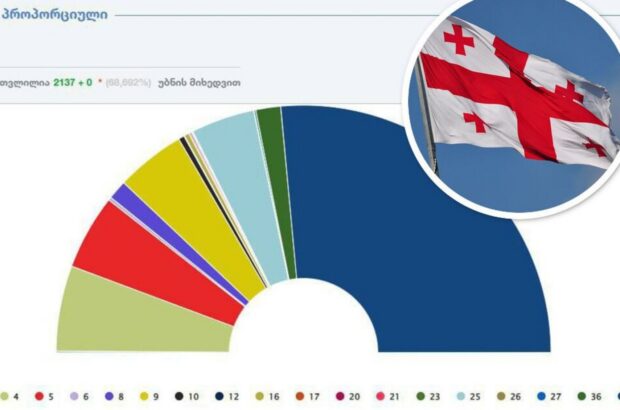 Перші екзитполи у Грузії: опозиція та правляча партія оголосили себе переможцями