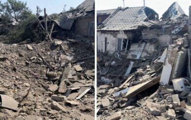 Запорожье под ударом КАБов: изуродованные дома и газопровод