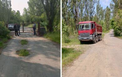 В Малине протестуют против возвращения промышленной разработки на месте бывшего карьера