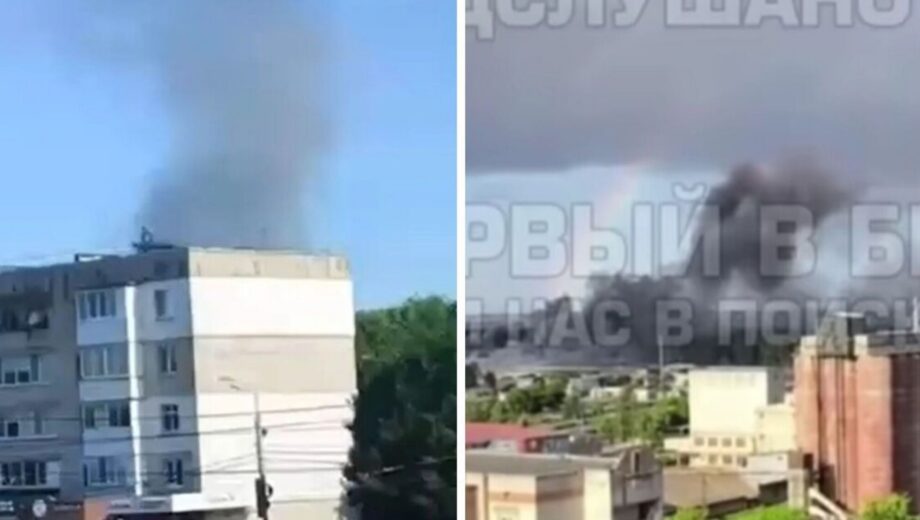 Пылающий склад в рф: украинская разведка попала по объекту в Брянской области