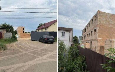ЖК з ”невидимою адресою”: у Святошині багатоповерхівку будують у приватному секторі