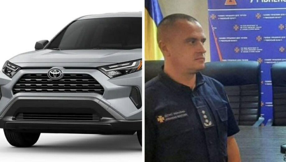 Экс-начальник райуправления ГСЧС в Ровенской области приобрел новую Toyota за 1,63 млн грн