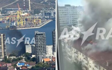 Атака дронов на Новороссийск: попадание по базе Черноморского флота и офиса КТК