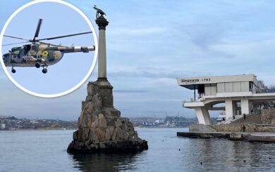 Удар с моря: спецподразделение ГУР уничтожило российский вертолет с помощью дрона Magura V5