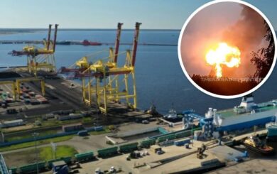 »Фейерверк» в День Независимости: взрывы на газоперерабатывающем комплексе »Газпром Усть-Луга»
