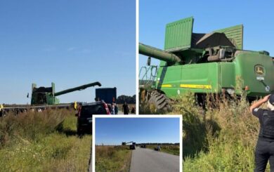 Рейдерство на полях Обухівщини? Комбайни ”Рози-Л” самовільно збирають чужі врожаї