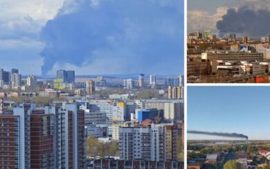 У Перми горят почти все резервуары нефтебазы после атаки — СБУ