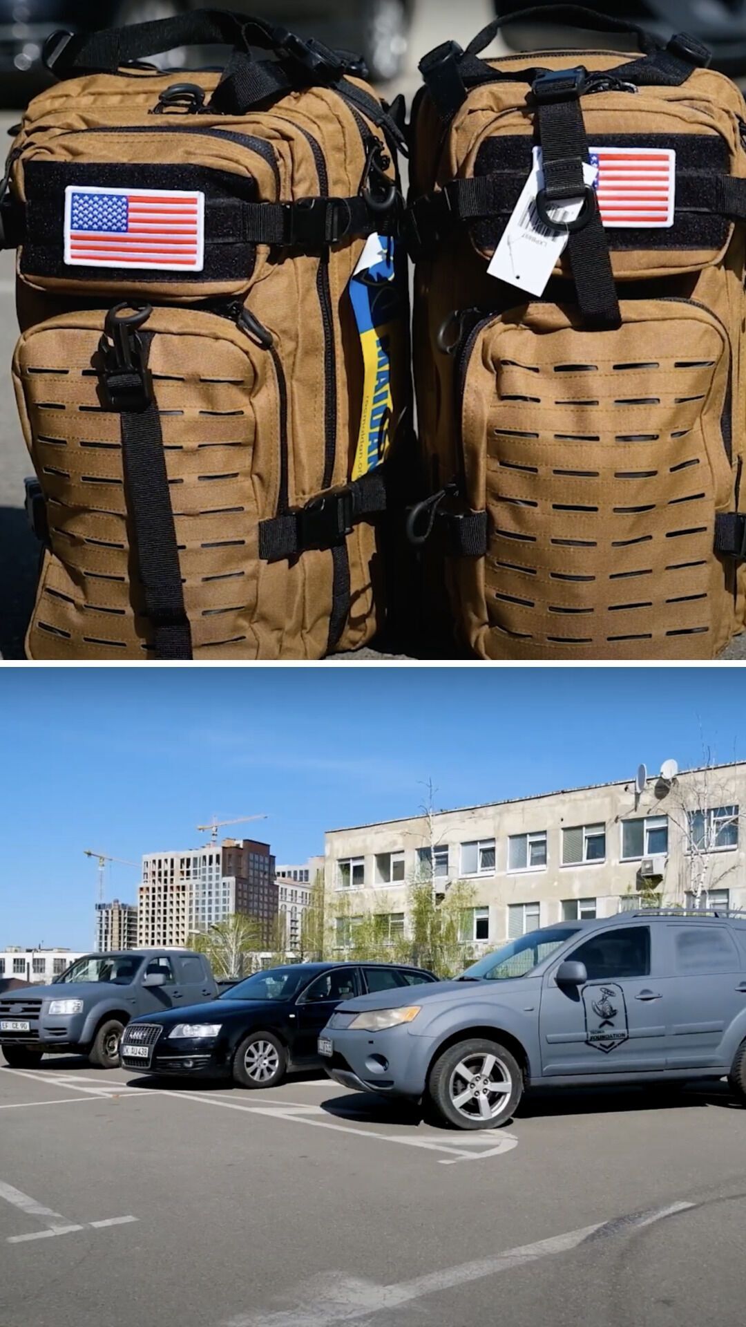 Чергова партія джипів та медичних засобів від трьох фондів