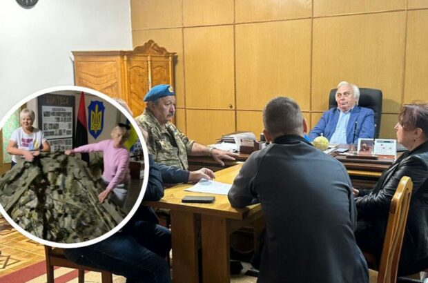 Выселение волонтеров из общежития Львовского колледжа: представители »Оберега» отстаивают право на помощь защитникам