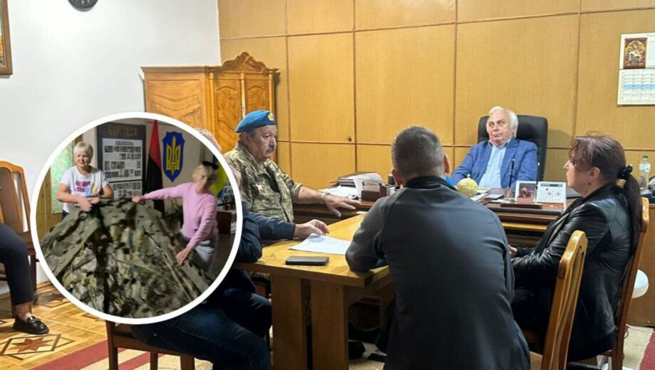 Выселение волонтеров из общежития Львовского колледжа: представители »Оберега» отстаивают право на помощь защитникам