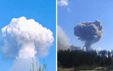 В россии взрывается один из самых больших складов боеприпасов во Владимирской области