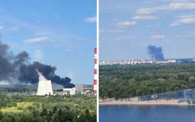 В Киеве на Троещине раздался взрыв: зафиксирован пожар и перебои со светом