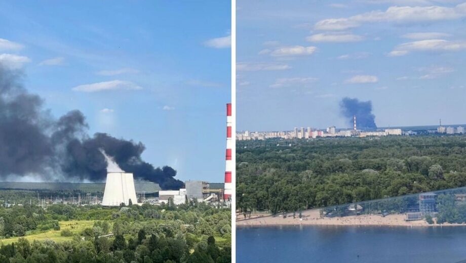 У Києві на Троєщині пролунав вибух: зафіксовано пожежу та перебої зі світлом