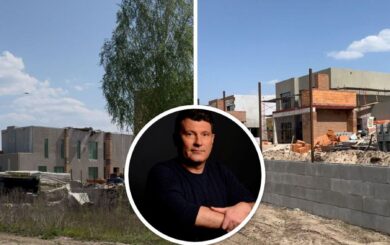 Фирма-владелец »Фокстрота» застраивает в Конча-Заспе участок вплотную к заповеднику (фото)