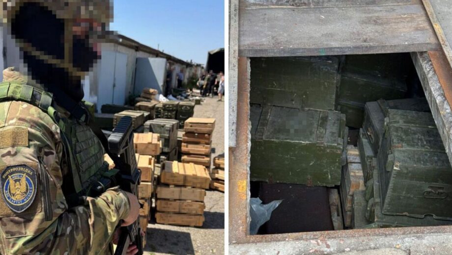 В Харькове СБУ обнаружили склад боеприпасов, связанный с российскими спецслужбами
