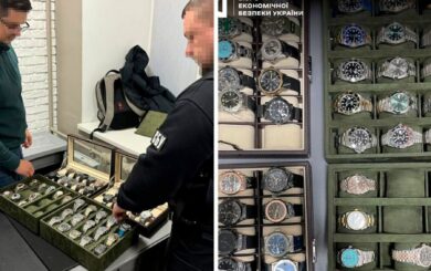 БЭБ разоблачило контрабанду часов и украшений более чем на 35 млн грн