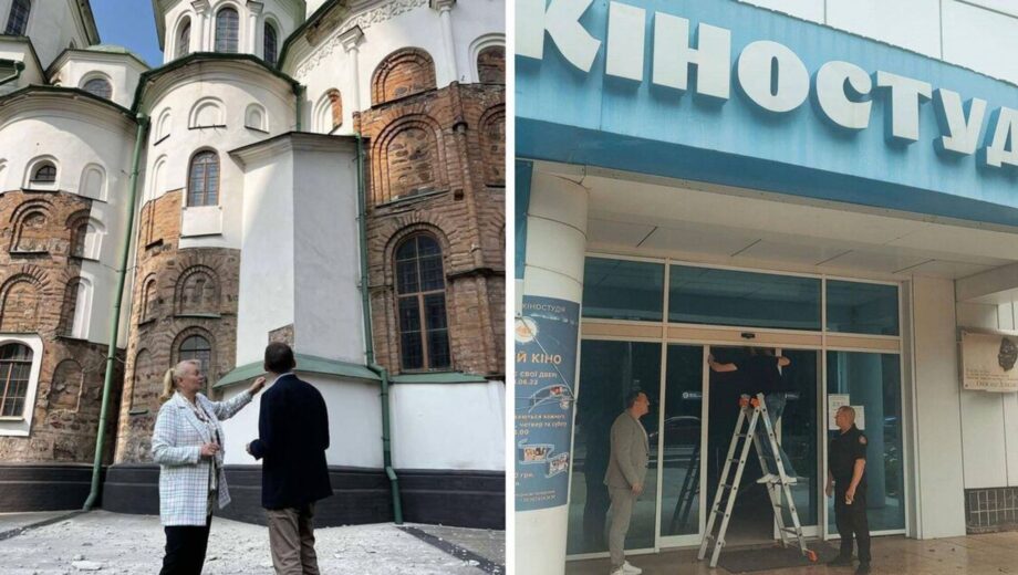 Руйнування спадщини: нічна атака рф пошкодила Софійський собор і Одеську кіностудію